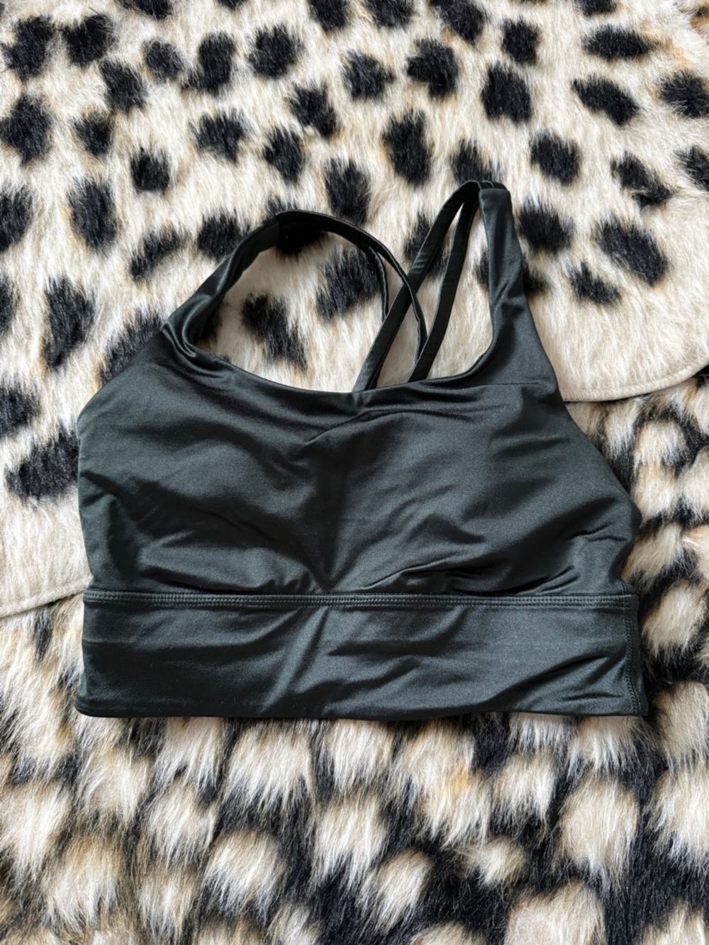 lululemon athletica Black Strappy Sports Bra